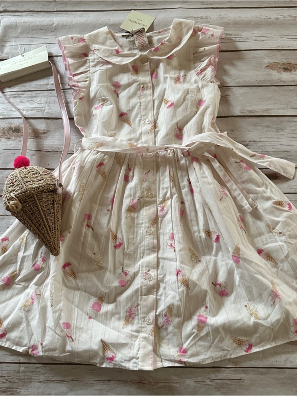 Cynthia Rowley ice cream dress nwt